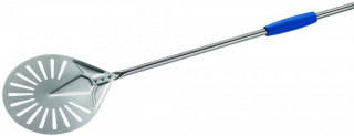 GI Metal Azzurra Line rund pizzaspade 20cm, skaft 120cm hos Bbqsupport.se
