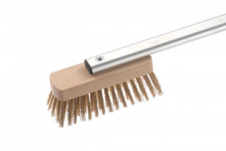 GI Metal Borste vridbart huvud, skaft 120cm hos Bbqsupport.se